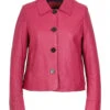 Veste Cuir Femme Fushia Oakwood "64210"