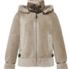 Oakwood Blouson Style Bombardier Laine Taupe " 64255 "