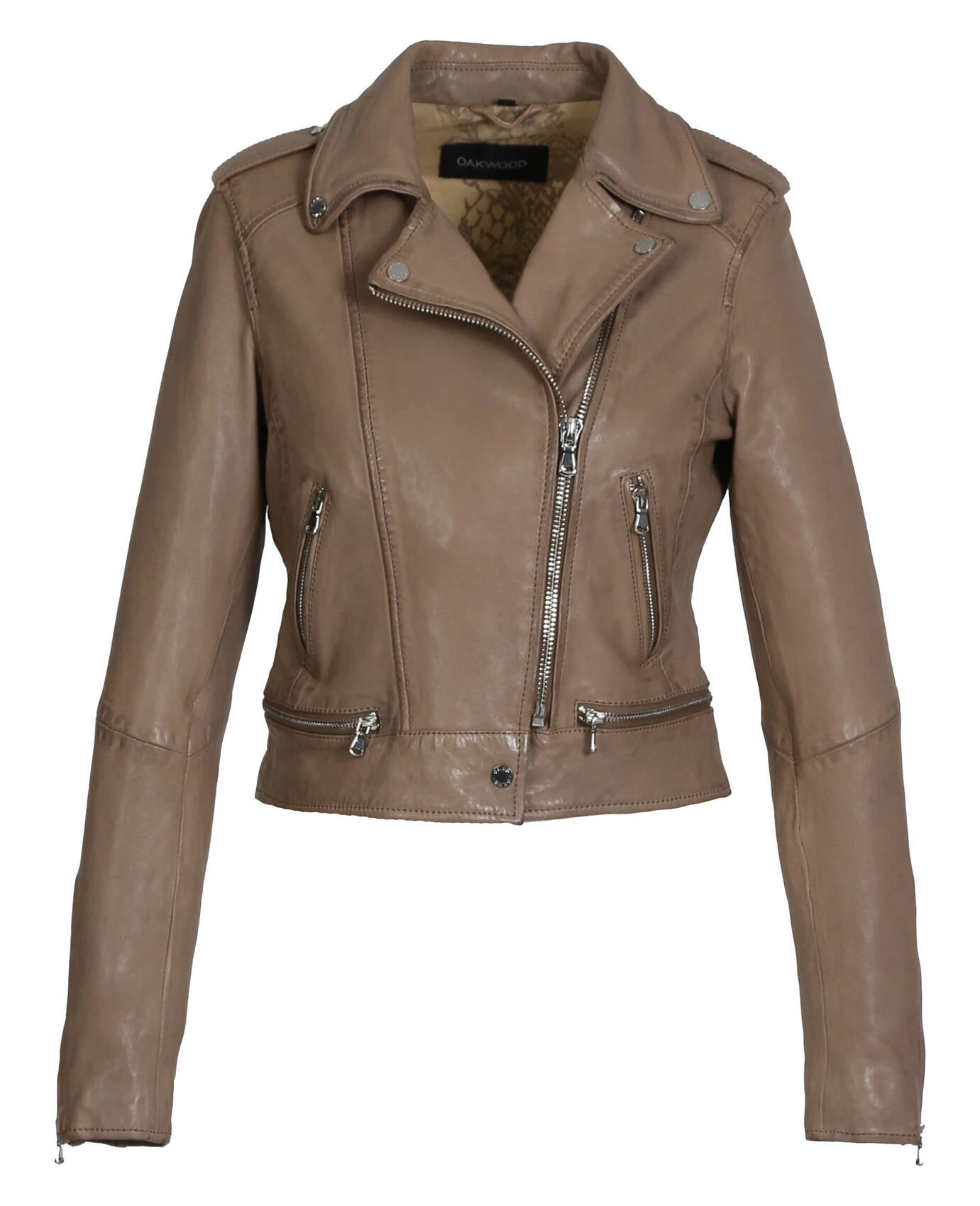 Blouson Cuir Yemen Style Biker Oakwood "64440" 3 Blouson Cuir Yemen Style Biker Oakwood "64440" – Image 3