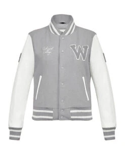 Oakwood Blouson Cuir Femme Teddy Gris " 64532 "