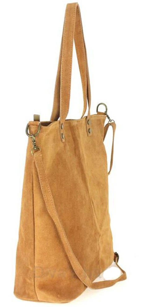 Grand Sac Shopping Cuir Cognac " ALENA " 1 Grand Sac Shopping Cuir Cognac " ALENA "