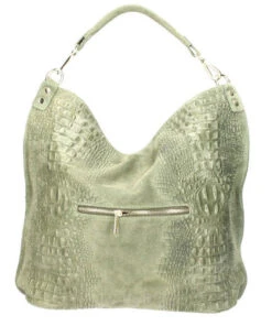 Sac Cuir Vachette Vert Menthe "LUISA"