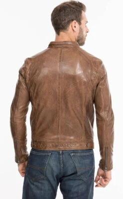 Blouson Cuir Homme Agneau Lavé Bison Style Motard Sport Tendance " 100233 " 25 Blouson Cuir Homme Agneau Lavé Bison Style Motard Sport Tendance " 100233 " -Maroquinerie 100233bison9 060916600 1611 07102021