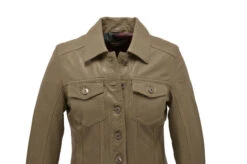 Blouson Cuir Femme Agneau Malachite " 101971 " -Maroquinerie 101971malachitezoom 039036000 1014 20102023