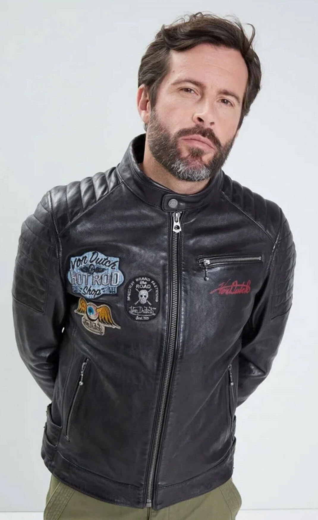 Blouson Cuir Homme Noir " 102119 " 6 Blouson Cuir Homme Noir " 102119 " – Image 6