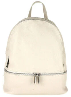 Sac à Dos Cuir Vachette Beige " ZAIRA "