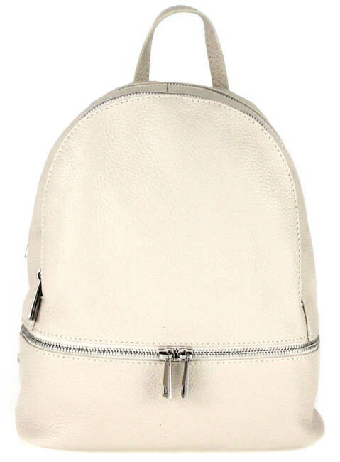 Sac à Dos Cuir Vachette Beige " ZAIRA " 1 Sac à Dos Cuir Vachette Beige " ZAIRA "
