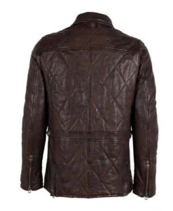 GIPSY Veste Cuir Homme Marron " KALISDO "