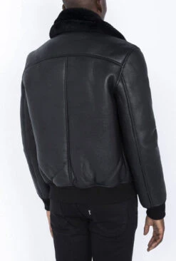 Bombardier Schott Noir " LC 1259 PILOT " -Maroquinerie 1259pilotnoirdos1 009801800 1628 11112022