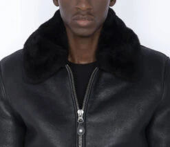 Bombardier Schott Noir " LC 1259 PILOT " -Maroquinerie 1259pilotnoirzoom 036314900 1628 11112022