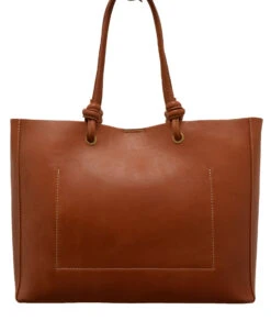 Grand Sac Cuir Vachette Cognac " 14838 "