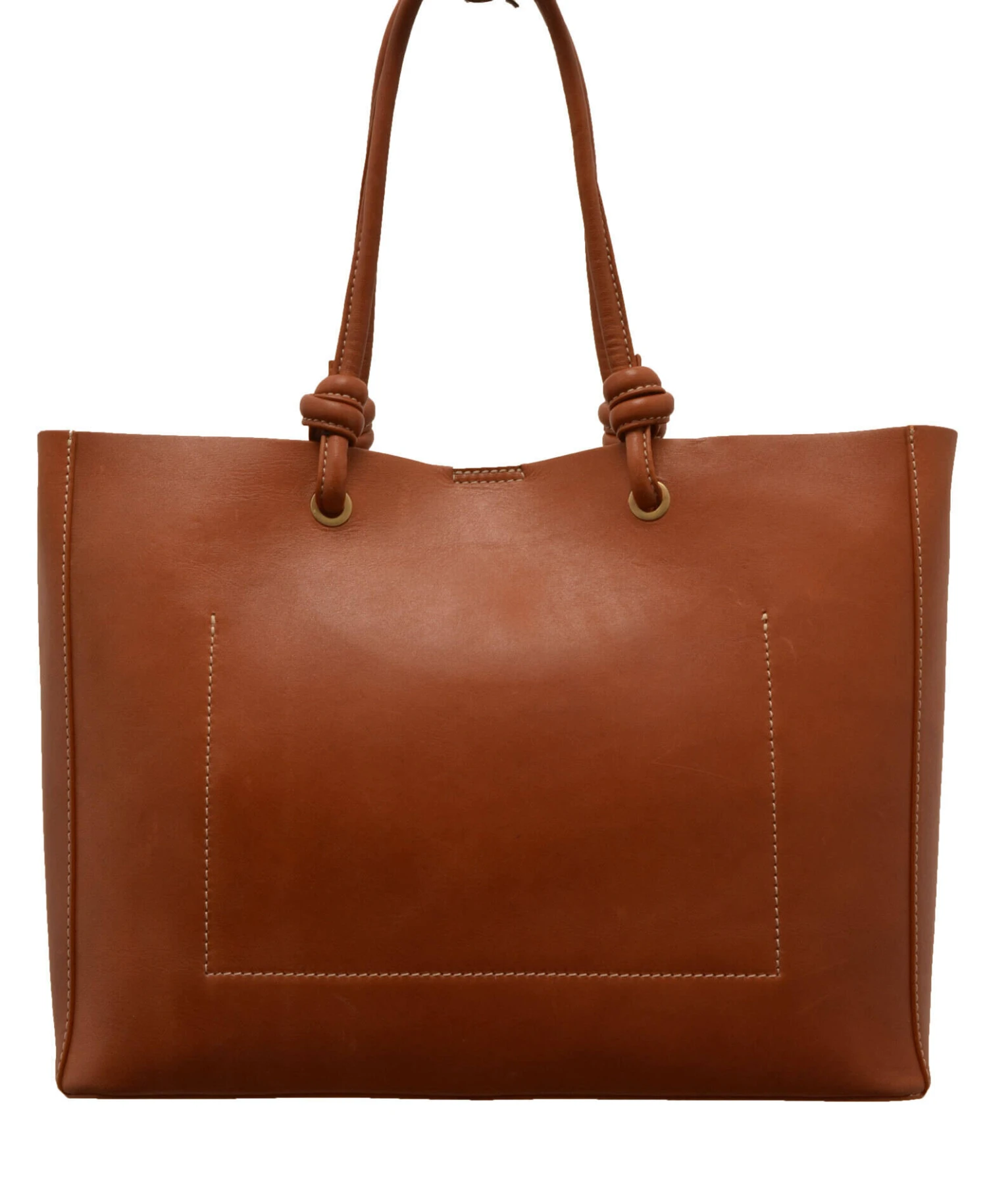 Grand Sac Cuir Vachette Cognac " 14838 " 1 Grand Sac Cuir Vachette Cognac " 14838 "