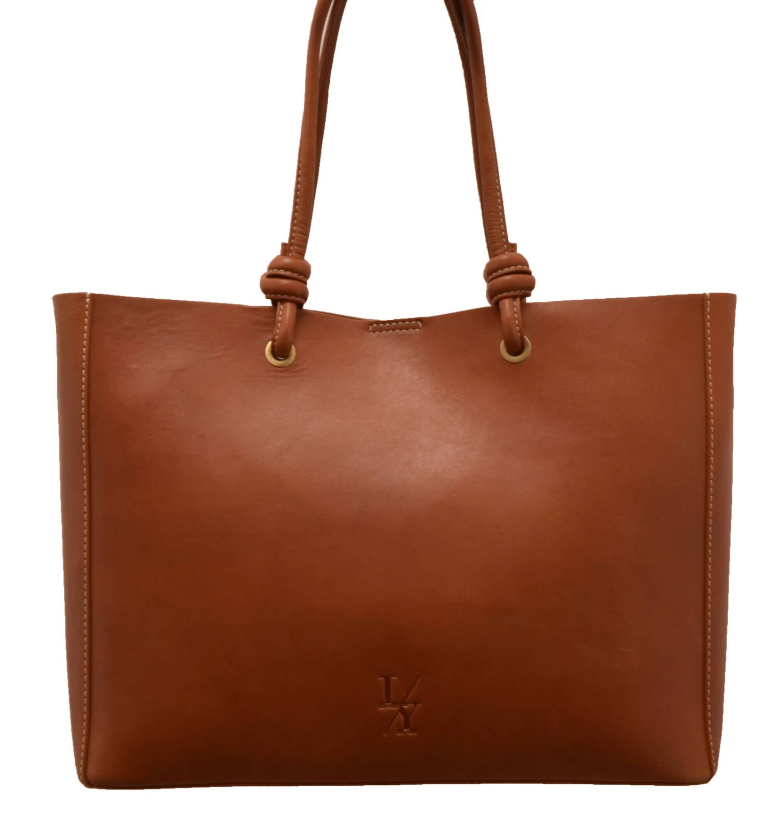 Grand Sac Cuir Vachette Cognac " 14838 " 5 Grand Sac Cuir Vachette Cognac " 14838 " – Image 5
