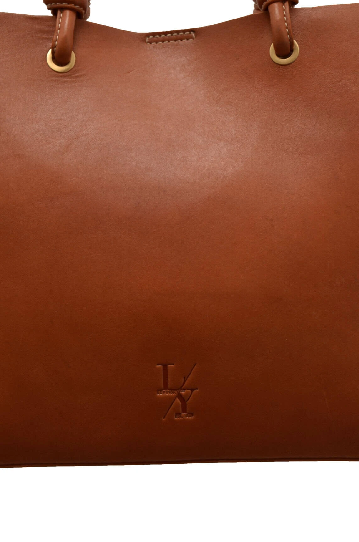 Grand Sac Cuir Vachette Cognac " 14838 " 3 Grand Sac Cuir Vachette Cognac " 14838 " – Image 3