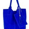 Sac Cuir Femme Peau Bluette "ARIANNA"