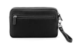 Hexagona Pochette Cuir Vachette Noir "154193"