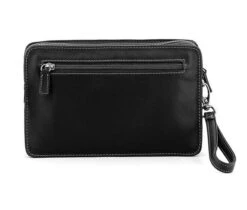 Hexagona Pochette Cuir Vachette Noir " 154194 "
