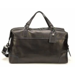 Sac De Voyage Grand Modèle Cuir Plongé Noir Bleu " 1589-20 " -Maroquinerie 158920 1 007860500 1501 17112022