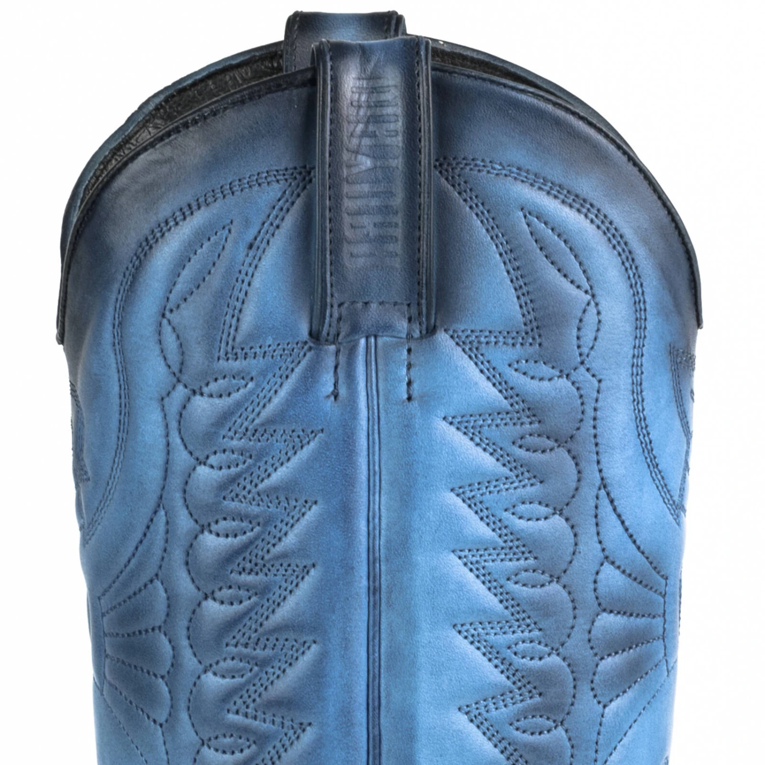 Santiags Cuir Vintage Azul MAYURA " 1920V " 2 Santiags Cuir Vintage Azul MAYURA " 1920V " – Image 2