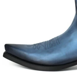 Santiags Cuir Vintage Azul MAYURA " 1920V " 10 Santiags Cuir Vintage Azul MAYURA " 1920V " -Maroquinerie 1920azulvintage05 051857000 1708 03052018