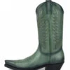 Santiags Cuir Vintage Verde MAYURA " 1920V "