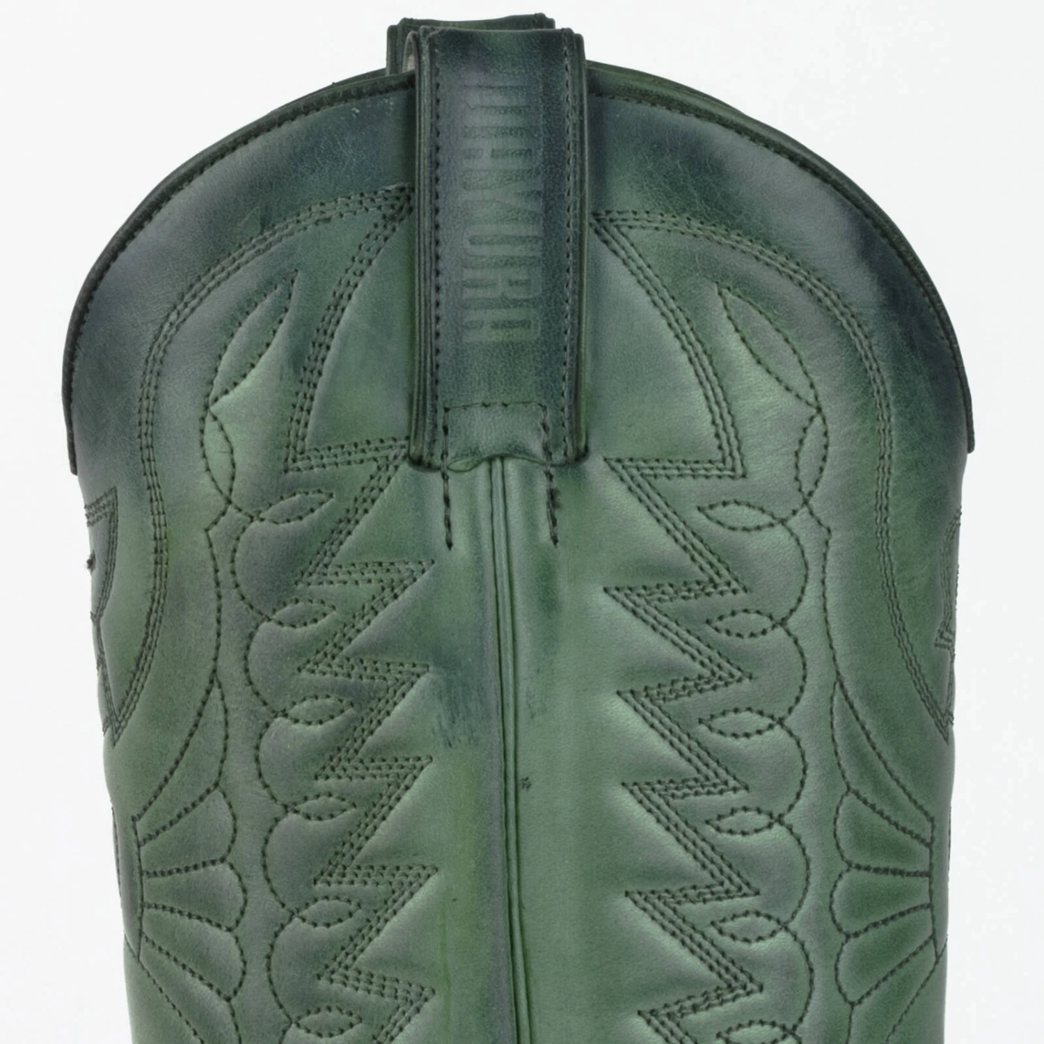 Santiags Cuir Vintage Verde MAYURA " 1920V " 2 Santiags Cuir Vintage Verde MAYURA " 1920V " – Image 2