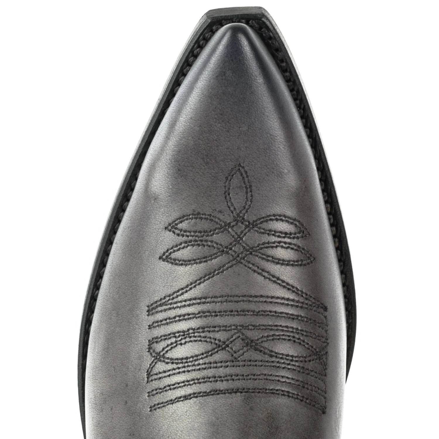 Santiags Cuir Vintage Gris MAYURA " 1920V " 6 Santiags Cuir Vintage Gris MAYURA " 1920V " – Image 6