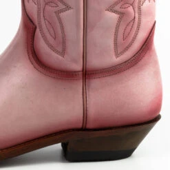 Santiags Cuir Vintage Rose MAYURA " 1920V " -Maroquinerie 1920vintagerosa04 015747000 1740 18102018