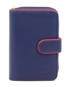 Hexagona Portefeuille En Cuir De Vachette Bleu " 227377 " -Maroquinerie 227377bleu4 057510500 1650 30032023