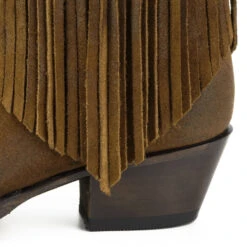 Bottes Cuir Femme Mayura Tabac à Franges "2374 Flecos" -Maroquinerie 2374flecosmarrontabaco04 013259800 1746 18102018