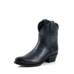 Bottines Cuir Femme Mayura Vintage Azul Marino "2374" -Maroquinerie 2374vintageazulmarino01 080853000 1101 24012018