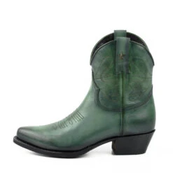 Bottines Cuir Femme Mayura Vintage Verde "2374"