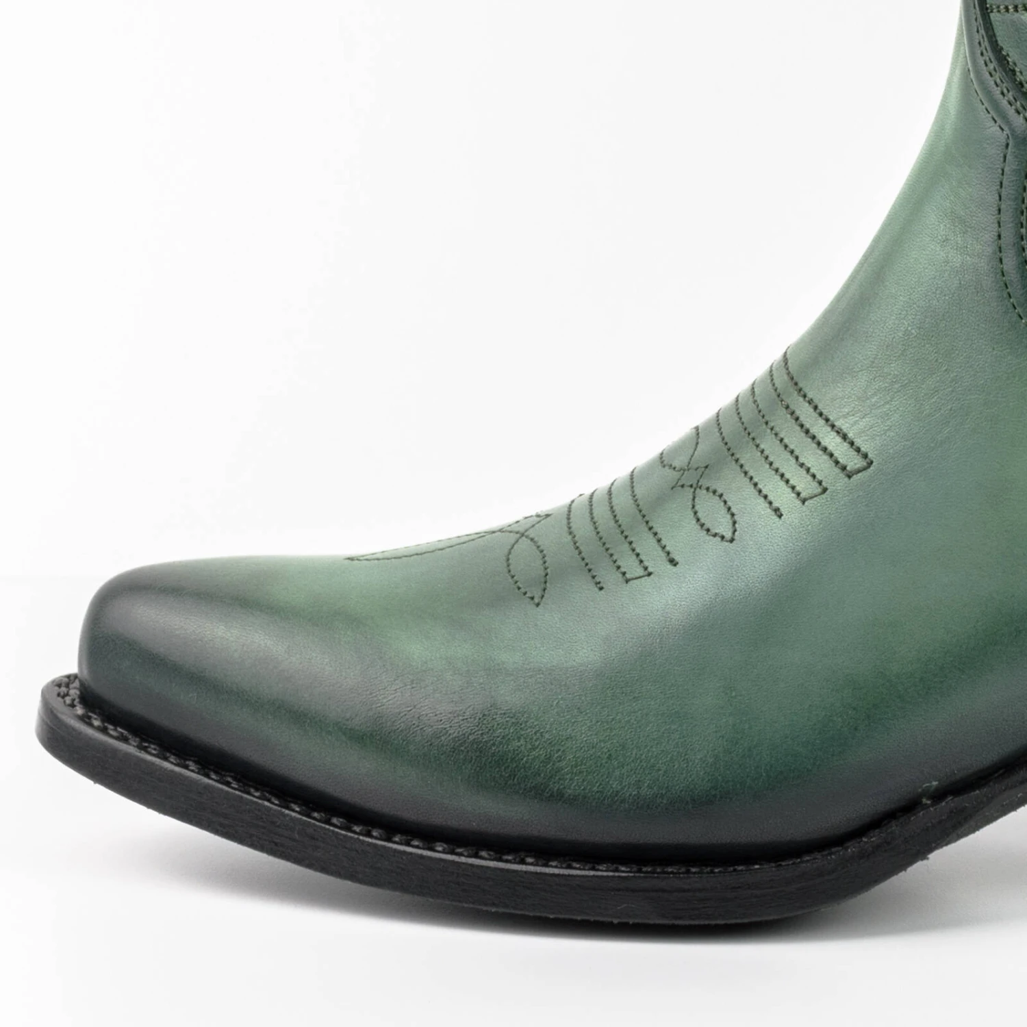 Bottines Cuir Femme Mayura Vintage Verde "2374" 3 Bottines Cuir Femme Mayura Vintage Verde "2374" – Image 3