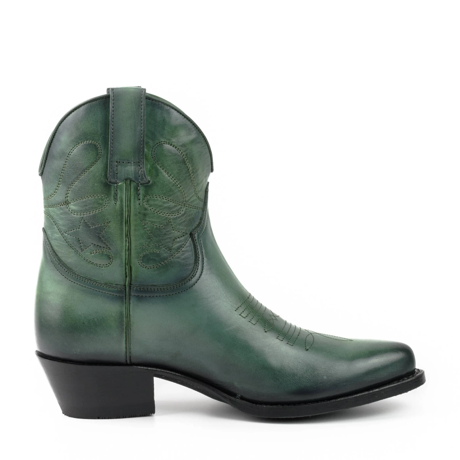 Bottines Cuir Femme Mayura Vintage Verde "2374" 4 Bottines Cuir Femme Mayura Vintage Verde "2374" – Image 4