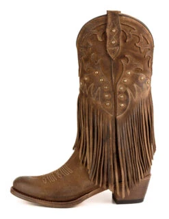 Boots Cuir Femme Mayura Serraje Tabaco Brash " 2475 " -Maroquinerie 2475 afelpado tabac face2 005542400 1751 16112021