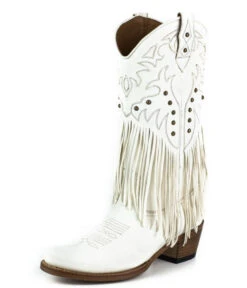 Boots Cuir Femme Mayura Blanc " 2475 "