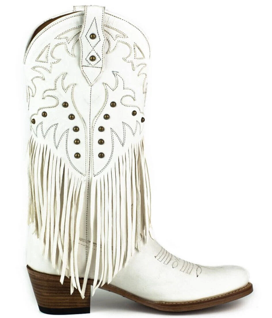 Boots Cuir Femme Mayura Blanc " 2475 " 2 Boots Cuir Femme Mayura Blanc " 2475 " – Image 2