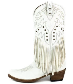 Boots Cuir Femme Mayura Blanc " 2475 " 15 Boots Cuir Femme Mayura Blanc " 2475 " -Maroquinerie 2475blancface 052717300 1050 19072023