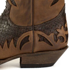 Santiags Cuir Vachette Python Sadale Testa " 2567 " -Maroquinerie 2567testa5 026260300 1447 08112022