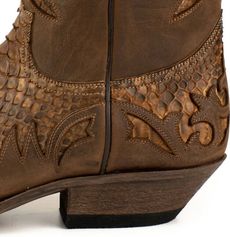 Santiags Cuir Vachette Python Sadale Tierra " 2567 " 6 Santiags Cuir Vachette Python Sadale Tierra " 2567 " – Image 6