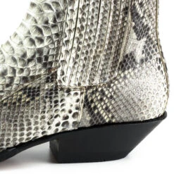 Boots Cuir Homme Python Mayura Blanc " 2575 " -Maroquinerie 2575blanc4 088634900 1032 21052021