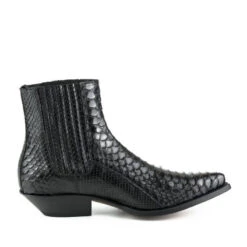 Boots Cuir Homme Python Mayura Noir " 2575 "