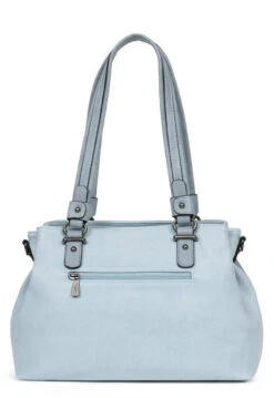 Hexagona Sac Porté épaule 2 Anses Synthétique Bleu Galet " 315292 "