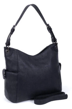 Besace Synthétique Noir Hexagona " 315301 "