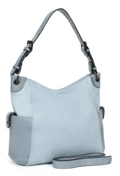 Besace Synthétique Bleu Galet Hexagona " 315301 "