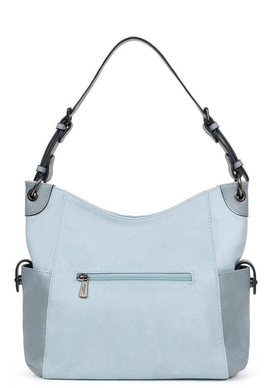 Besace Synthétique Bleu Galet Hexagona " 315301 " 2 Besace Synthétique Bleu Galet Hexagona " 315301 " – Image 2