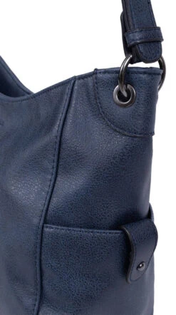 Besace Synthétique Hexagona Bleu Nuit " 315301 " -Maroquinerie 31530164004 043644000 1526 04032022
