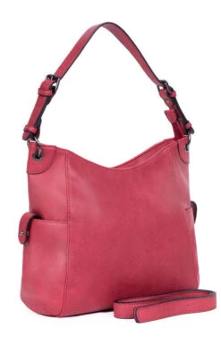 Besace Synthétique Framboise Hexagona " 315301 "