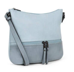 Hexagona Sac Porté Travers Synthétique Bleu Galet " 315314 "