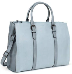 Hexagona Sac Porté Main 2 Poignées Synthétique Bleu Galet " 316105 "